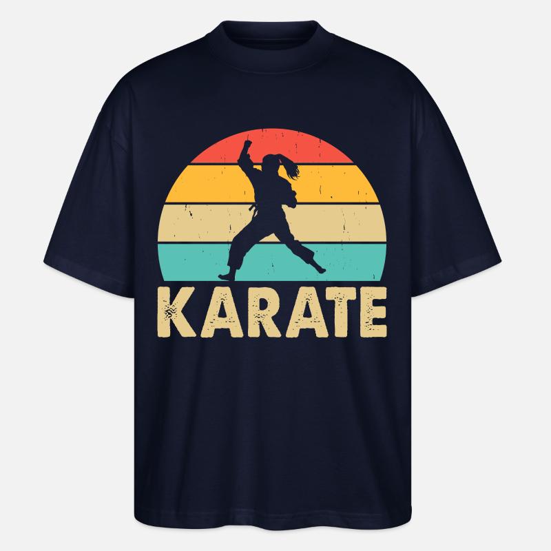 Karate - Stanley/Stella Oversized Unisex Bio T-Shirt Blaster 2.0 - Navy