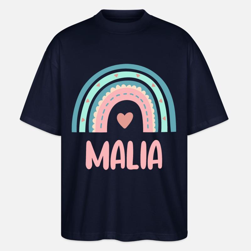 Malia Nom Rainbow Baby - T-shirt bio Blaster 2.0 coupe oversize Stanley/Stella Unisexe - marine