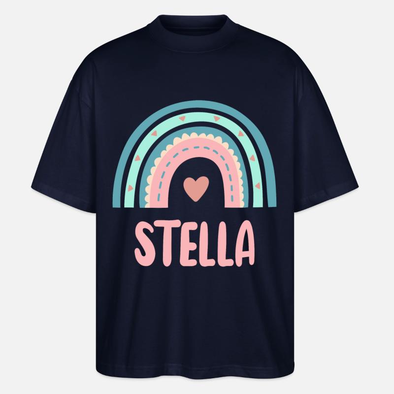 Stella Nom Rainbow Baby - T-shirt bio Blaster 2.0 coupe oversize Stanley/Stella Unisexe - marine