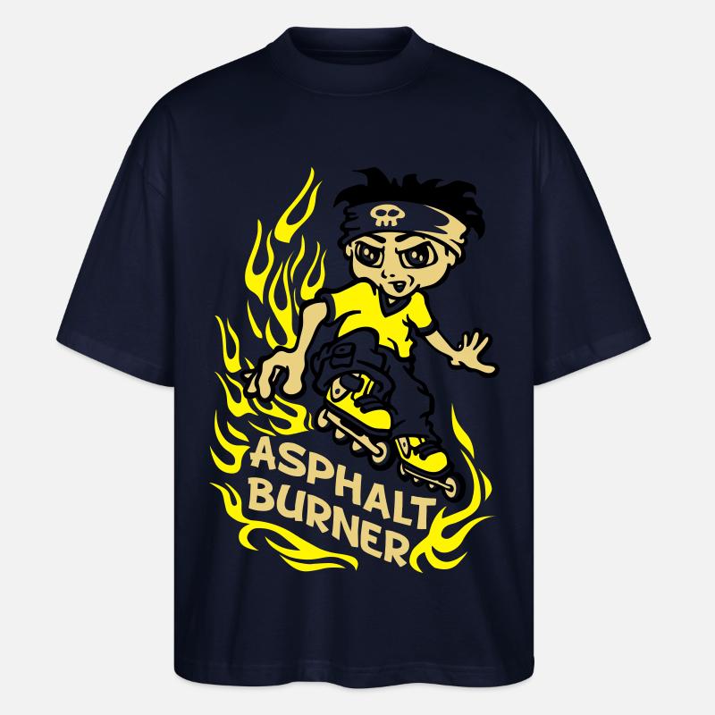 Asphalt burner flex - Stanley/Stella Oversized Unisex Bio T-Shirt Blaster 2.0 - Navy
