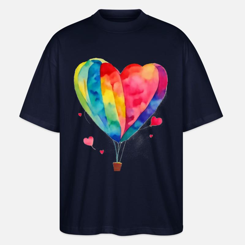 fly away - Stanley/Stella Oversized Unisex Bio T-Shirt Blaster 2.0 - Navy