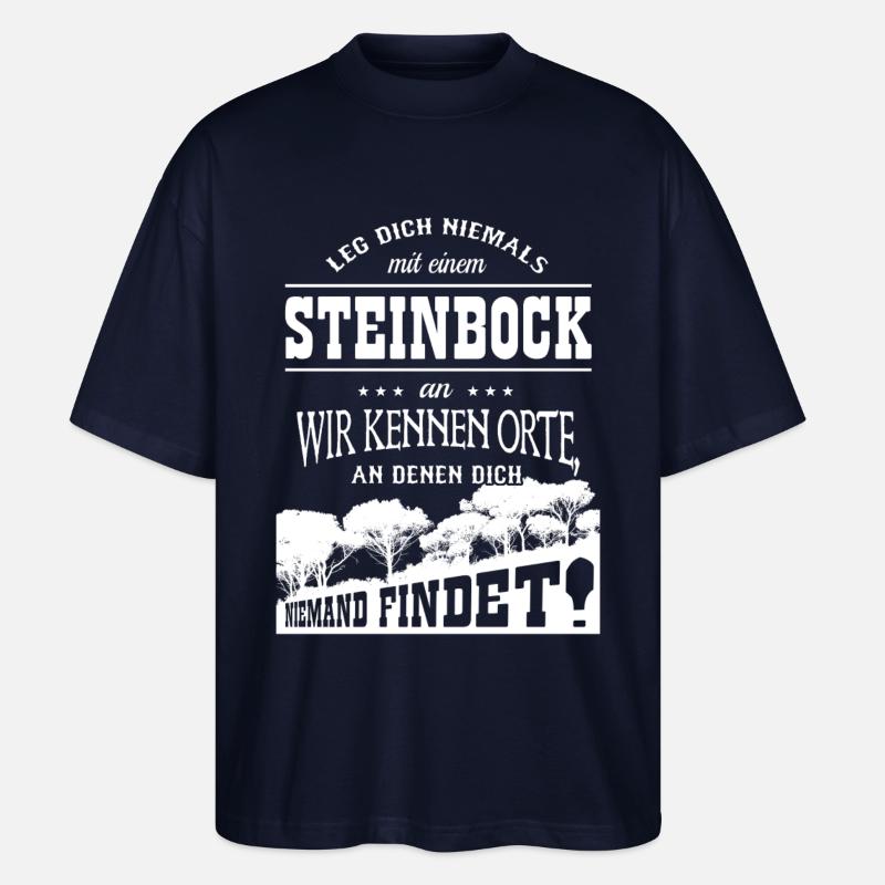 Steinbock - Stanley/Stella Oversized Unisex Bio T-Shirt Blaster 2.0 - Navy