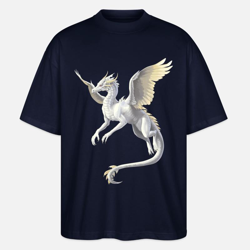 Dragon Blanc - T-shirt bio Blaster 2.0 coupe oversize Stanley/Stella Unisexe - marine