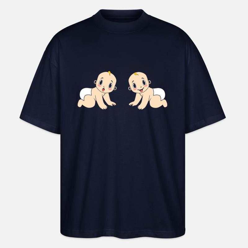 Babys - Stanley/Stella Oversized Unisex Bio T-Shirt Blaster 2.0 - Navy