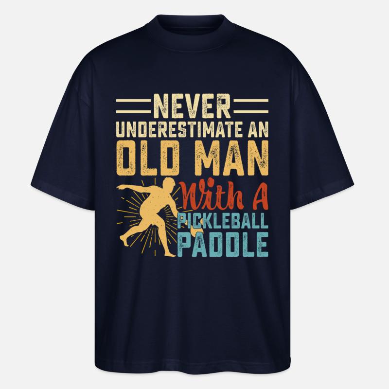 Pickleball - Stanley/Stella Oversized Unisex Bio T-Shirt Blaster 2.0 - Navy