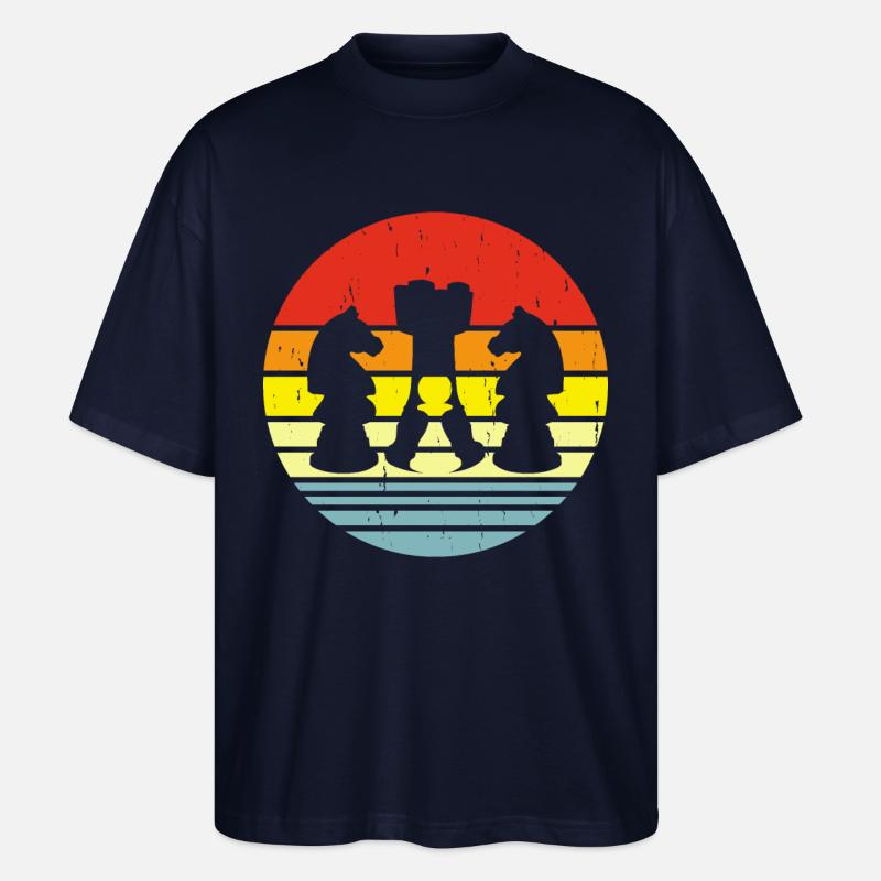 Schach - Stanley/Stella Oversized Unisex Bio T-Shirt Blaster 2.0 - Navy