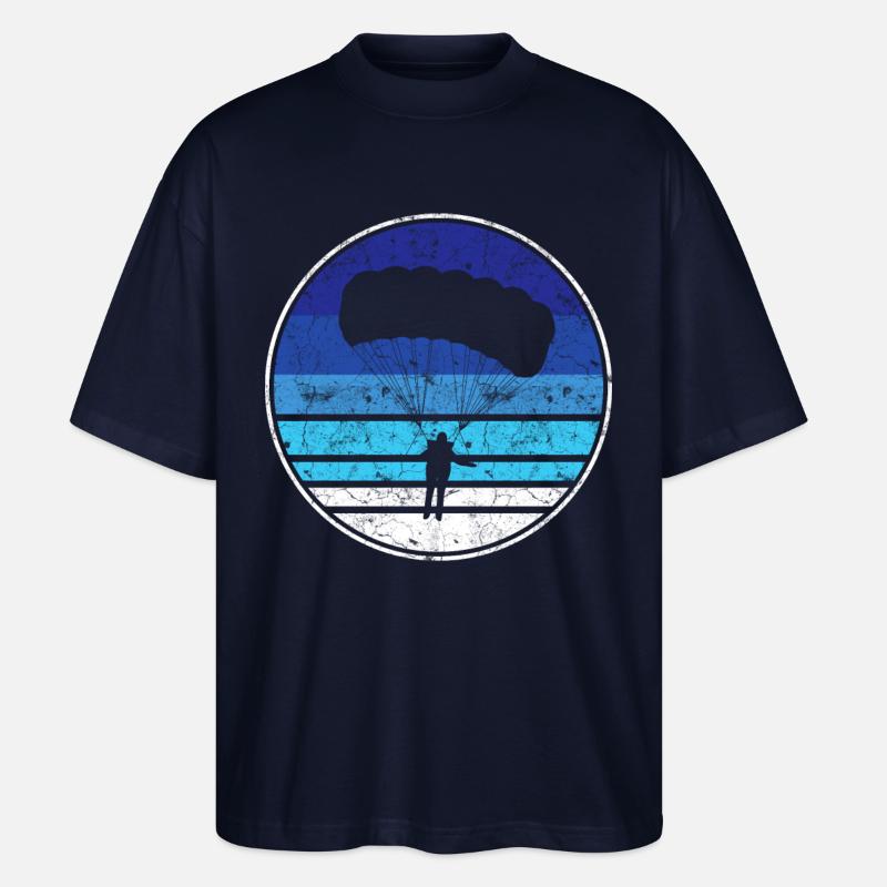 Skydiving - Stanley/Stella Oversized Unisex Bio T-Shirt Blaster 2.0 - Navy