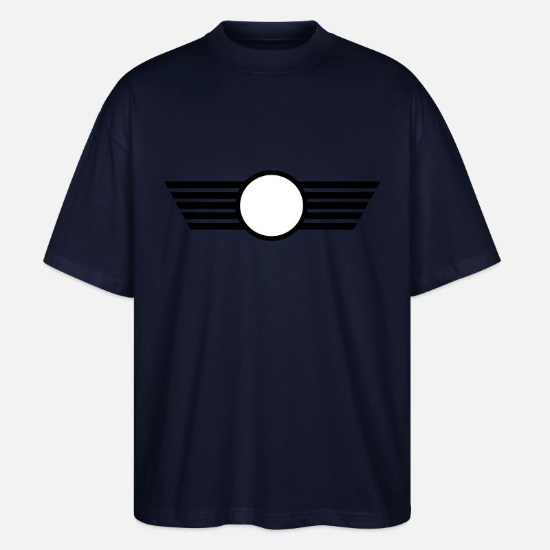 Flügel - Stanley/Stella Oversized Unisex Organic T-shirt Blaster 2.0 - navy