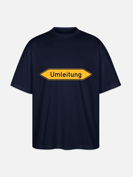 Umleitung Doppelt - Stanley/Stella Oversized Unisex Bio T-Shirt Blaster 2.0 - Navy