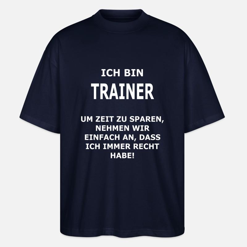 TRAINER - Stanley/Stella Oversized Unisex Bio T-Shirt Blaster 2.0 - Navy