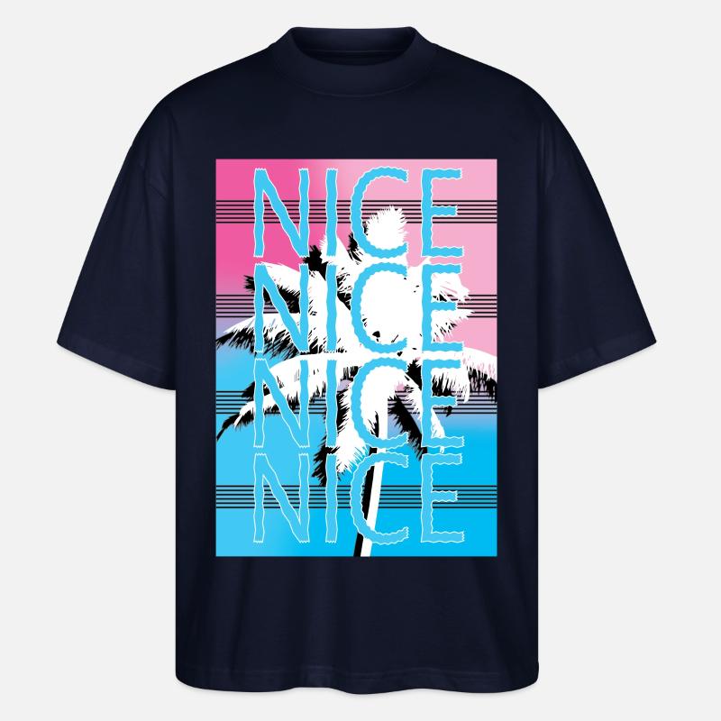 NICE - Stanley/Stella Oversized Unisex Organic T-shirt Blaster 2.0 - navy