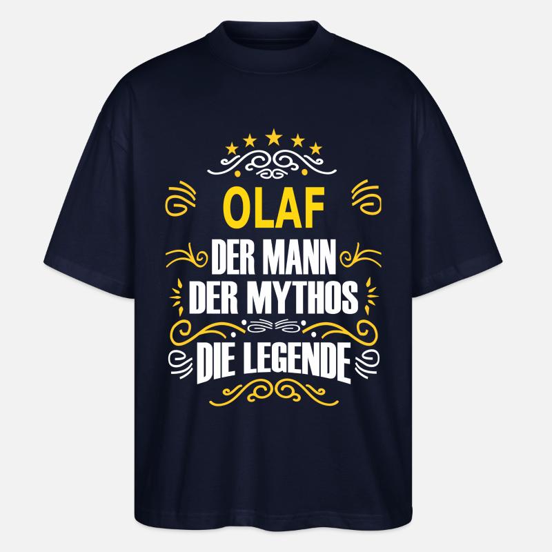 OLAF - Stanley/Stella Oversized Unisex Bio T-Shirt Blaster 2.0 - Navy