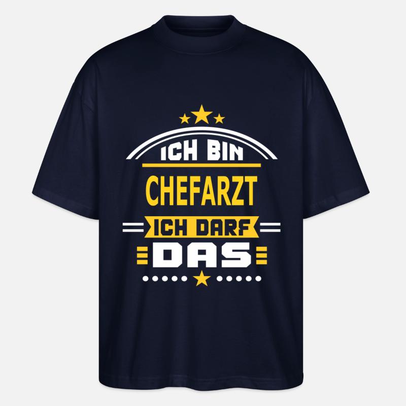 CHEFARZT - Stanley/Stella Oversized Unisex Bio T-Shirt Blaster 2.0 - Navy