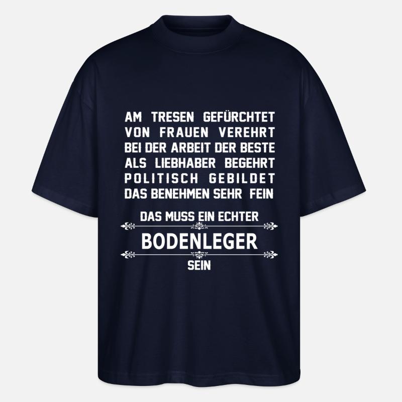 bodenleger - Stanley/Stella Oversized Unisex Bio T-Shirt Blaster 2.0 - Navy