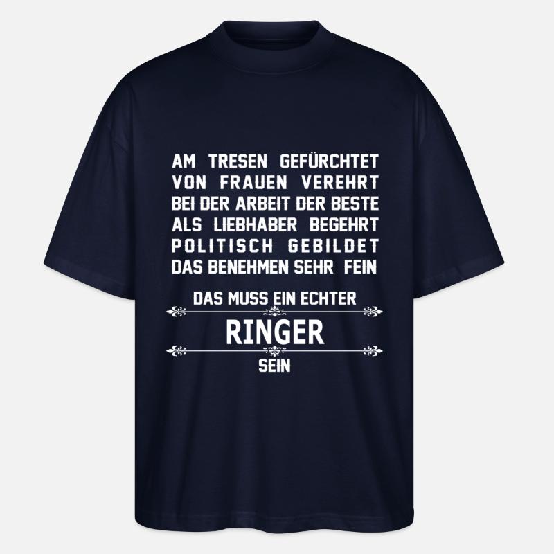 ringer - Stanley/Stella Oversized Unisex Bio T-Shirt Blaster 2.0 - Navy