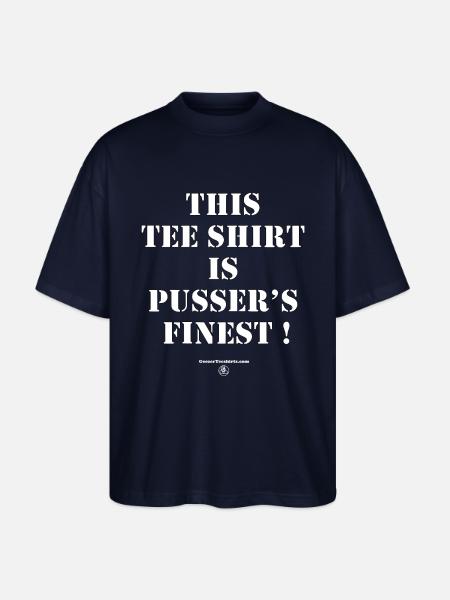 Pusser's finest - Stanley/Stella Oversized Unisex Organic T-shirt Blaster 2.0 - navy