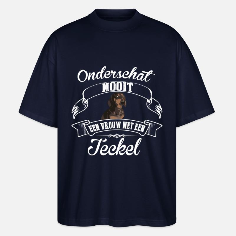 Teckel - Stanley/Stella Oversized Unisex Bio T-Shirt Blaster 2.0 - Navy