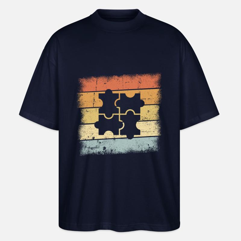 Puzzle - Stanley/Stella Oversized Unisex Bio T-Shirt Blaster 2.0 - Navy