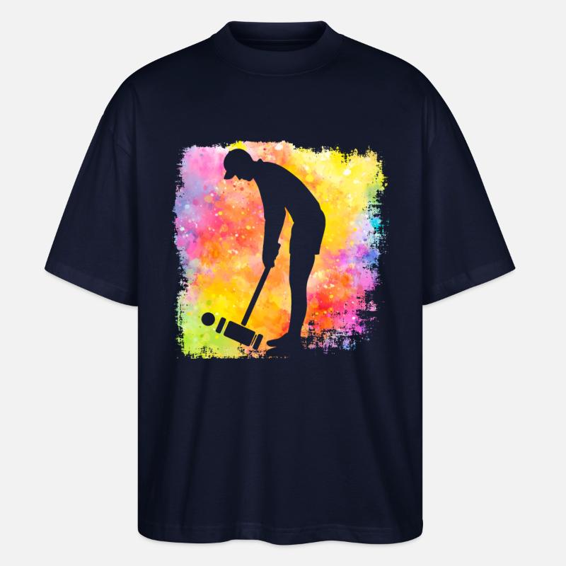 Krocket Retro - Stanley/Stella Oversized Unisex Bio T-Shirt Blaster 2.0 - Navy