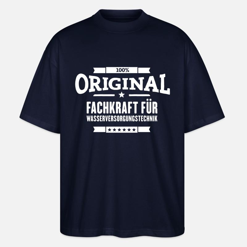 Wasserversorgungstechnik - Stanley/Stella Oversized Unisex Bio T-Shirt Blaster 2.0 - Navy