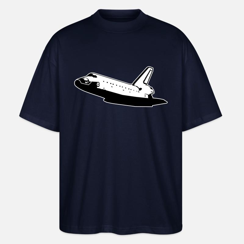 Navette spatiale (aucun emblèmes) - T-shirt bio Blaster 2.0 coupe oversize Stanley/Stella Unisexe - marine