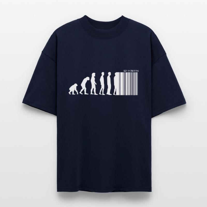 DARWIN - EVOLUTION SOCIETE - CODE BARRE T-shirt bio Blaster 2.0 coupe oversize Stanley/Stella Unisexe