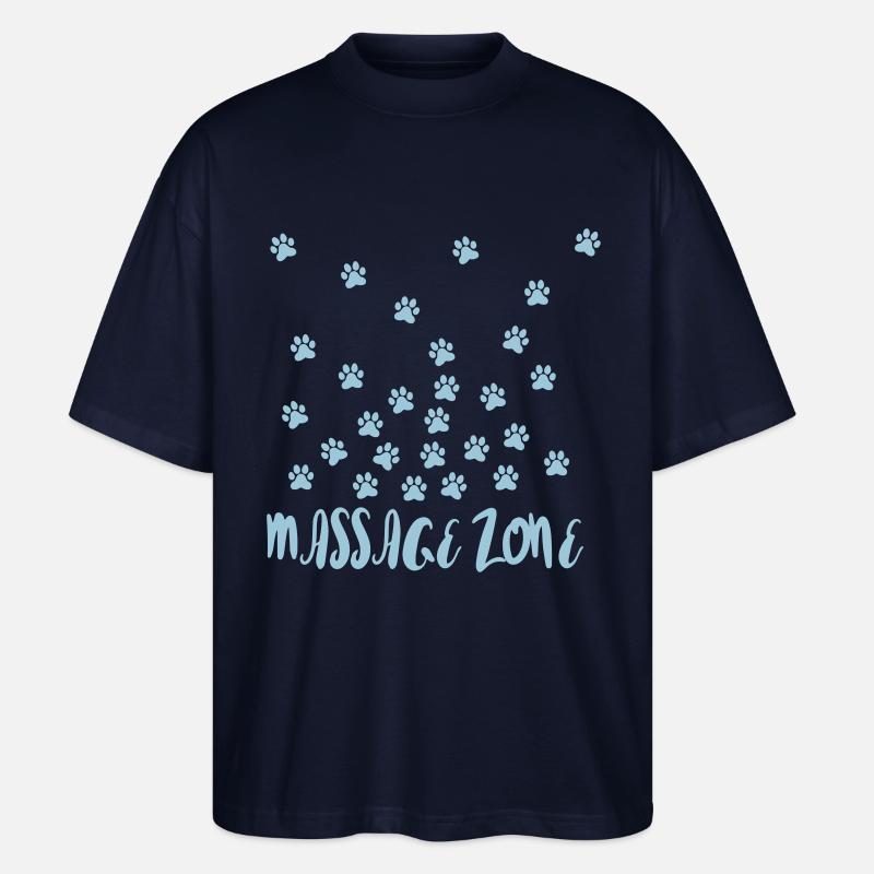 Massage Zone - Stanley/Stella Oversized Unisex Bio T-Shirt Blaster 2.0 - Navy