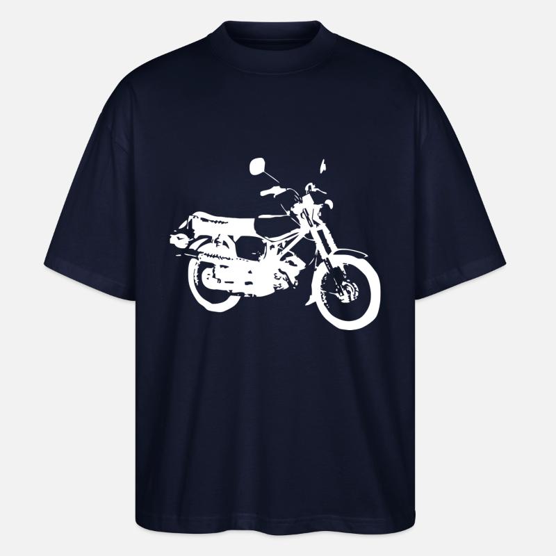 Simson S51 Enduro - Stanley/Stella Oversized Unisex Bio T-Shirt Blaster 2.0 - Navy