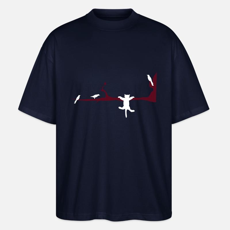 catvogel - Stanley/Stella Oversized Unisex Bio T-Shirt Blaster 2.0 - Navy
