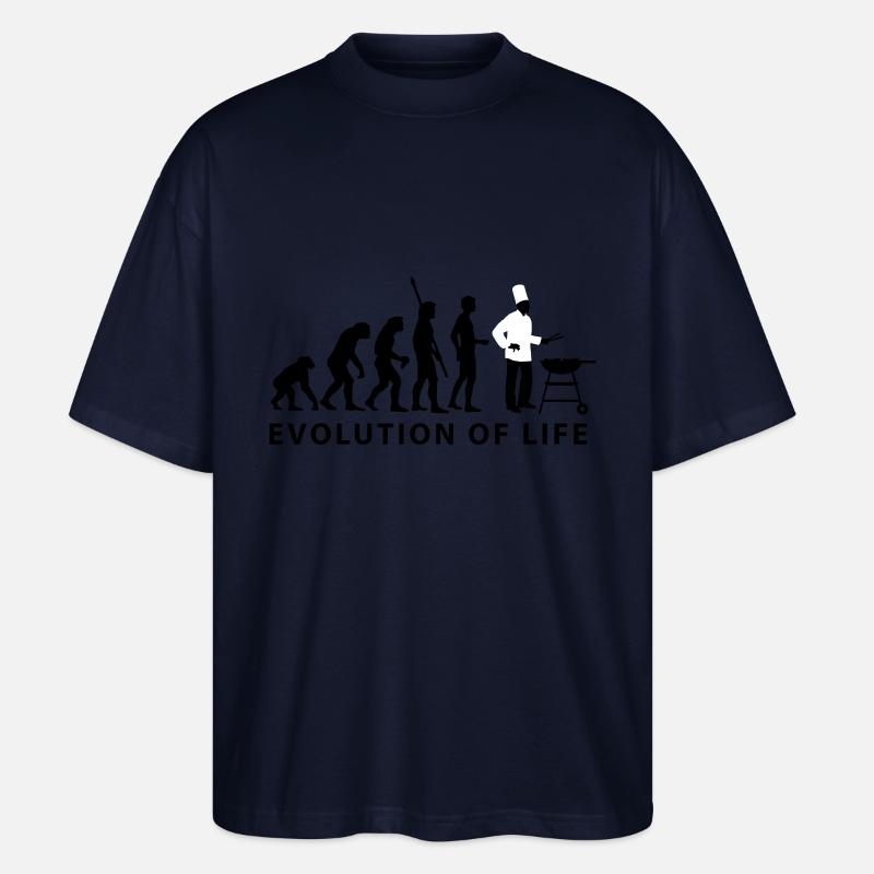 evolution_grill_e_2c - Stanley/Stella Oversized Unisex Bio T-Shirt Blaster 2.0 - Navy