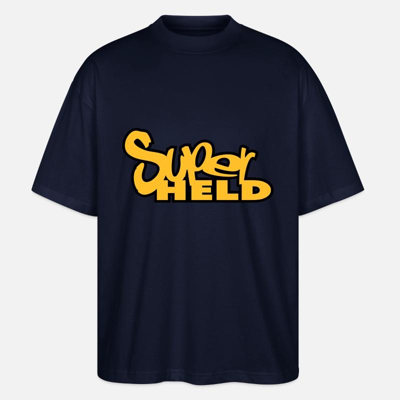 superheld - Stanley/Stella Oversized Unisex Bio T-Shirt Blaster 2.0 - Navy