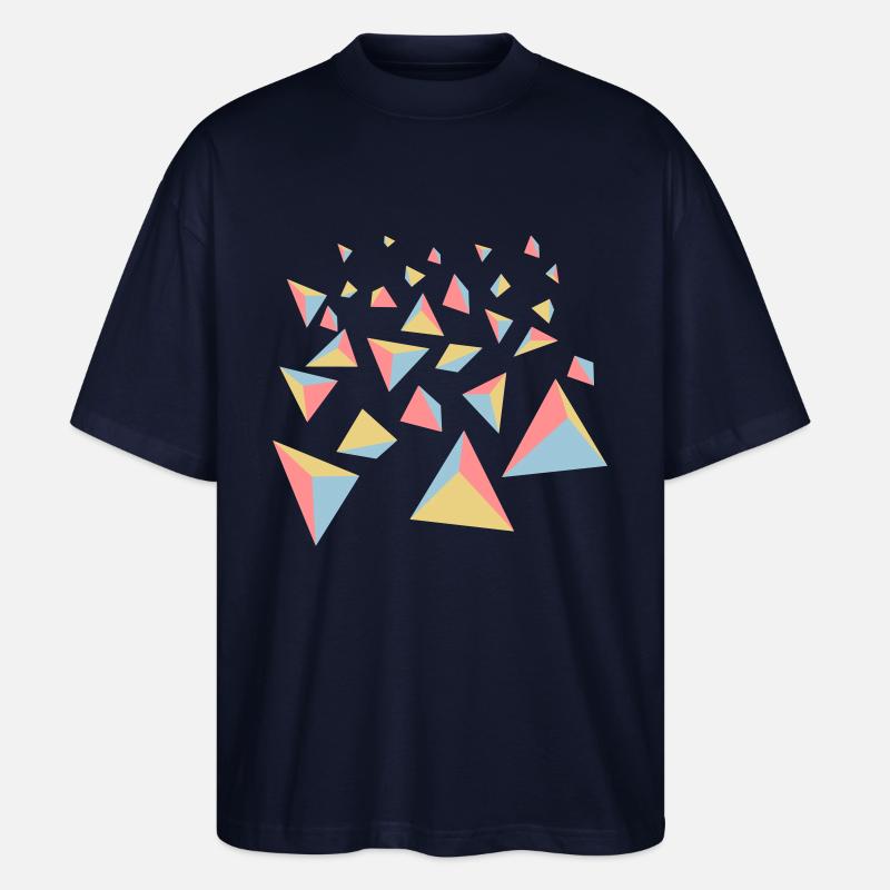 pyramids - Stanley/Stella Oversized Unisex Bio T-Shirt Blaster 2.0 - Navy