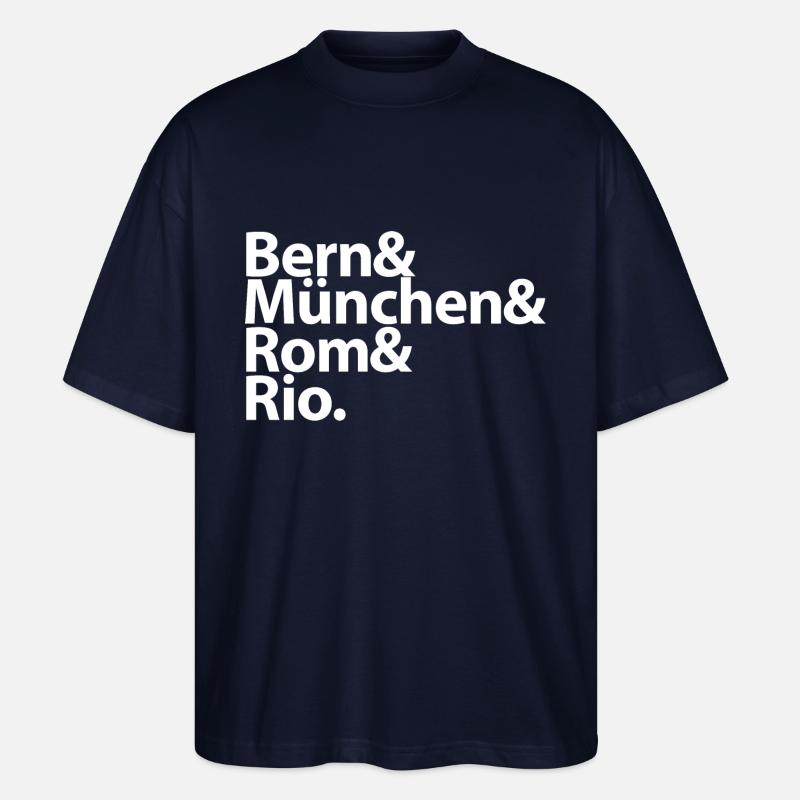 Wm Helden - Stanley/Stella Oversized Unisex Bio T-Shirt Blaster 2.0 - Navy