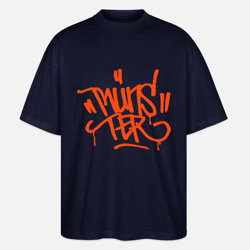 Münster Graffiti Ultras Conception - T-shirt bio Blaster 2.0 coupe oversize Stanley/Stella Unisexe - marine