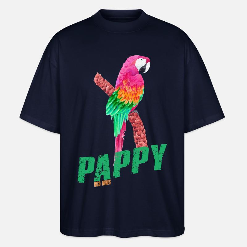 PAPPY - Stanley/Stella Oversized Unisex Bio T-Shirt Blaster 2.0 - Navy
