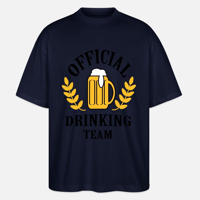 official_drinking_team - Stanley/Stella Oversized Unisex Bio T-Shirt Blaster 2.0 - Navy