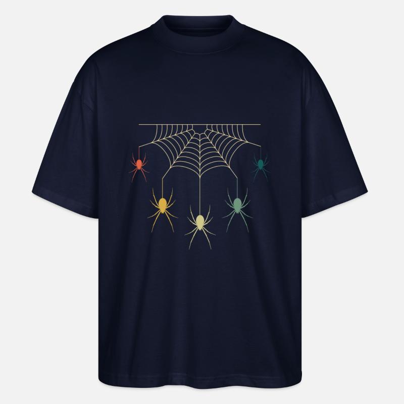Spinnen - Stanley/Stella Oversized Unisex Bio T-Shirt Blaster 2.0 - Navy