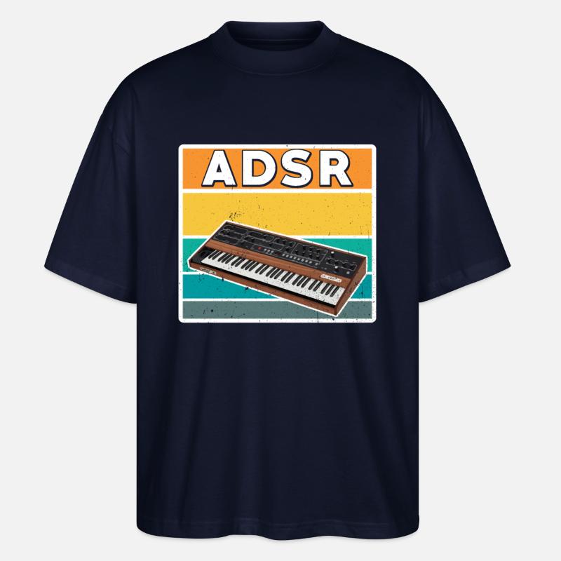 Adsr synthesizer - Stanley/Stella Oversized Unisex Bio T-Shirt Blaster 2.0 - Navy