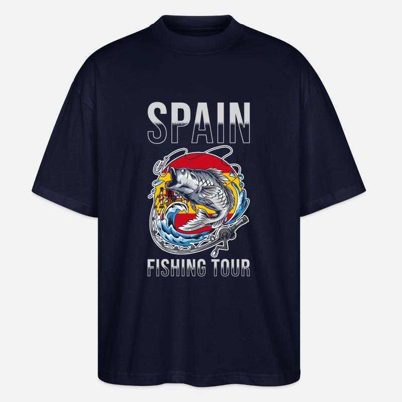 Angeltour Spanien - Stanley/Stella Oversized Unisex Bio T-Shirt Blaster 2.0 - Navy