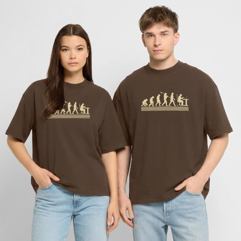 Évolution du programmeur informatique T-shirt bio Blaster 2.0 coupe oversize Stanley/Stella Unisexe