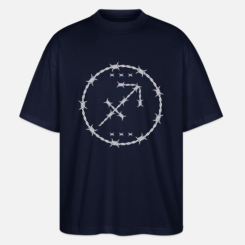 Schütze Sternzeichen - Stanley/Stella Oversized Unisex Bio T-Shirt Blaster 2.0 - Navy