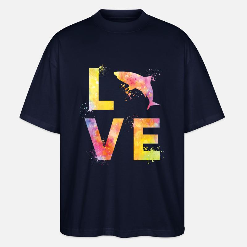 Hai liebe - Stanley/Stella Oversized Unisex Bio T-Shirt Blaster 2.0 - Navy