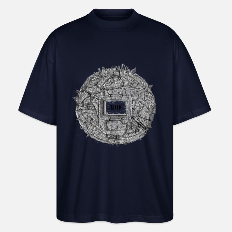 Madrid - T-shirt bio Blaster 2.0 coupe oversize Stanley/Stella Unisexe - marine