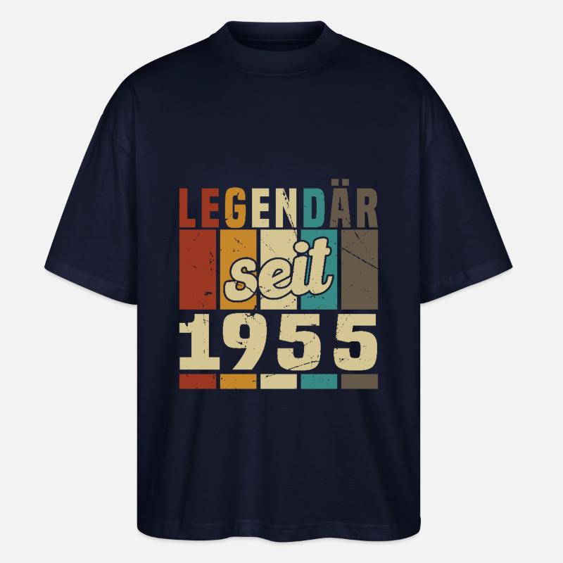 Legende seit 1955 - Stanley/Stella Oversized Unisex Bio T-Shirt Blaster 2.0 - Navy