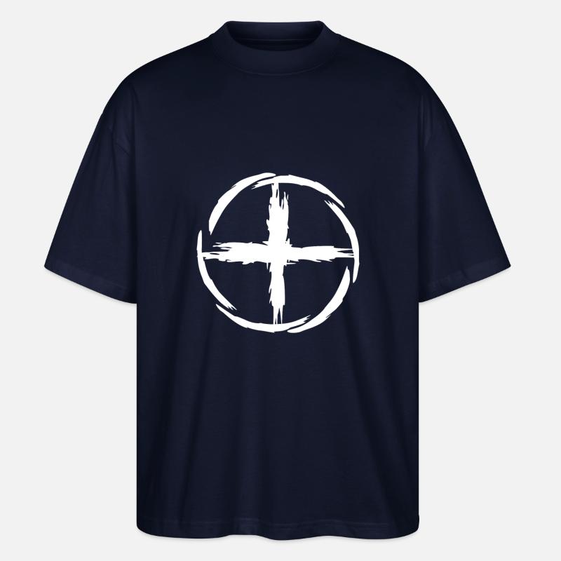 Erde Symbol - Stanley/Stella Oversized Unisex Bio T-Shirt Blaster 2.0 - Navy
