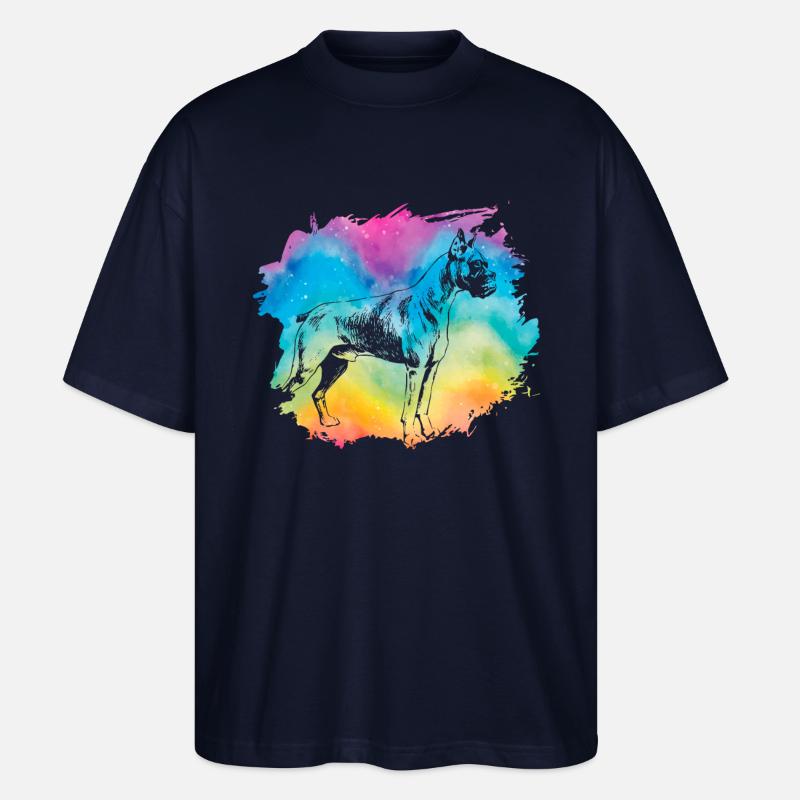 Boxer Retro - Stanley/Stella Oversized Unisex Bio T-Shirt Blaster 2.0 - Navy
