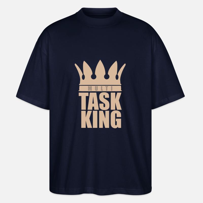 Multitasking - Stanley/Stella Oversized Unisex Bio T-Shirt Blaster 2.0 - Navy