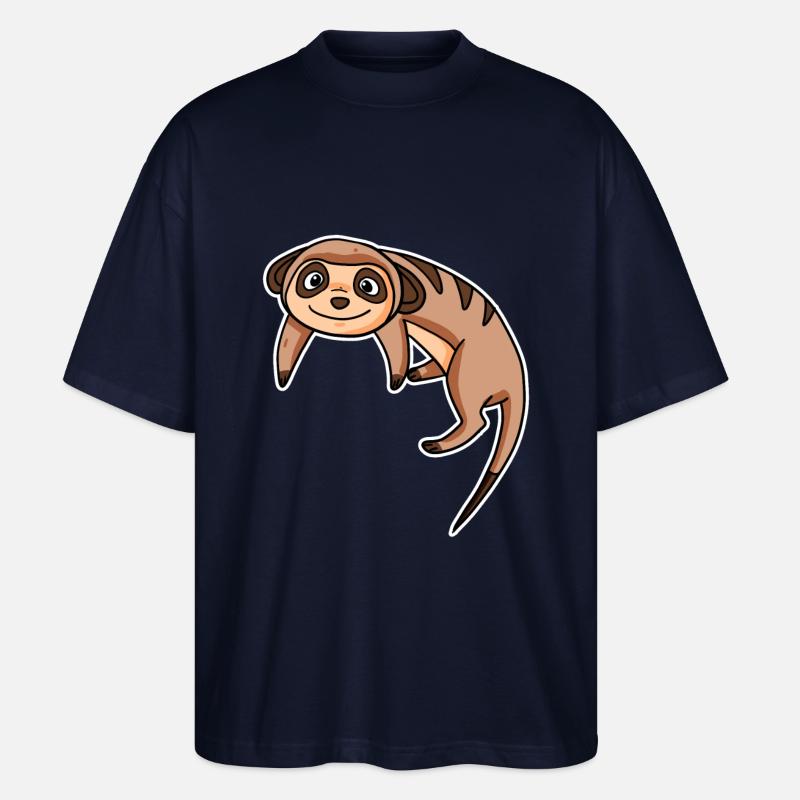 Erdmännchen - Stanley/Stella Oversized Unisex Bio T-Shirt Blaster 2.0 - Navy