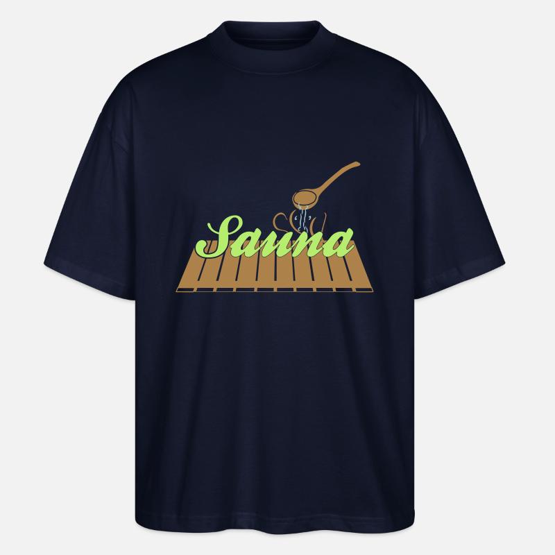Saunabank - Stanley/Stella Oversized Unisex Bio T-Shirt Blaster 2.0 - Navy