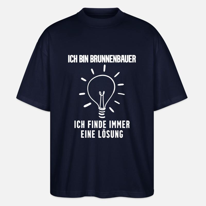 Brunnenbauer - Stanley/Stella Oversized Unisex Bio T-Shirt Blaster 2.0 - Navy